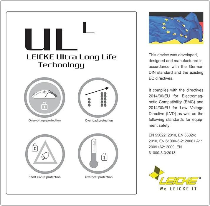 LEICKE Ładowarka do skuterów elektrycznych 42 V/36 V, 2 A, 84 W