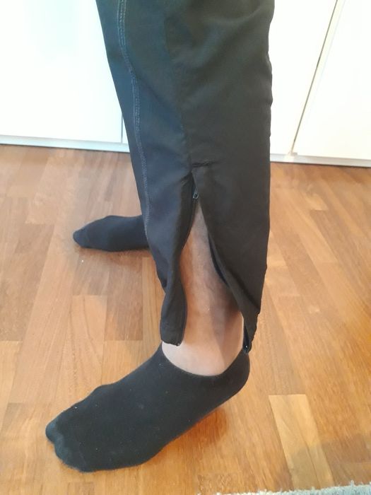 Calças pretas Domyos Decathlon tamanho M