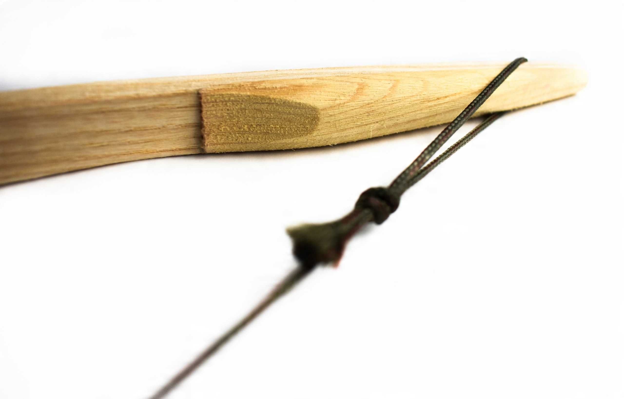 Łuk drewniany115 cm kołczan 3strzały tarcza zestaw łuczniczy niebieski