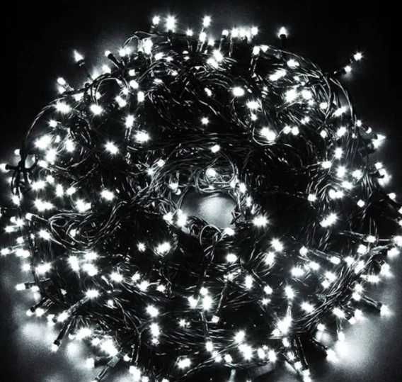 NOWE Lampki choinkowe światełka 100 LED RÓŻNE KOLORY DO WYBORU + Prog