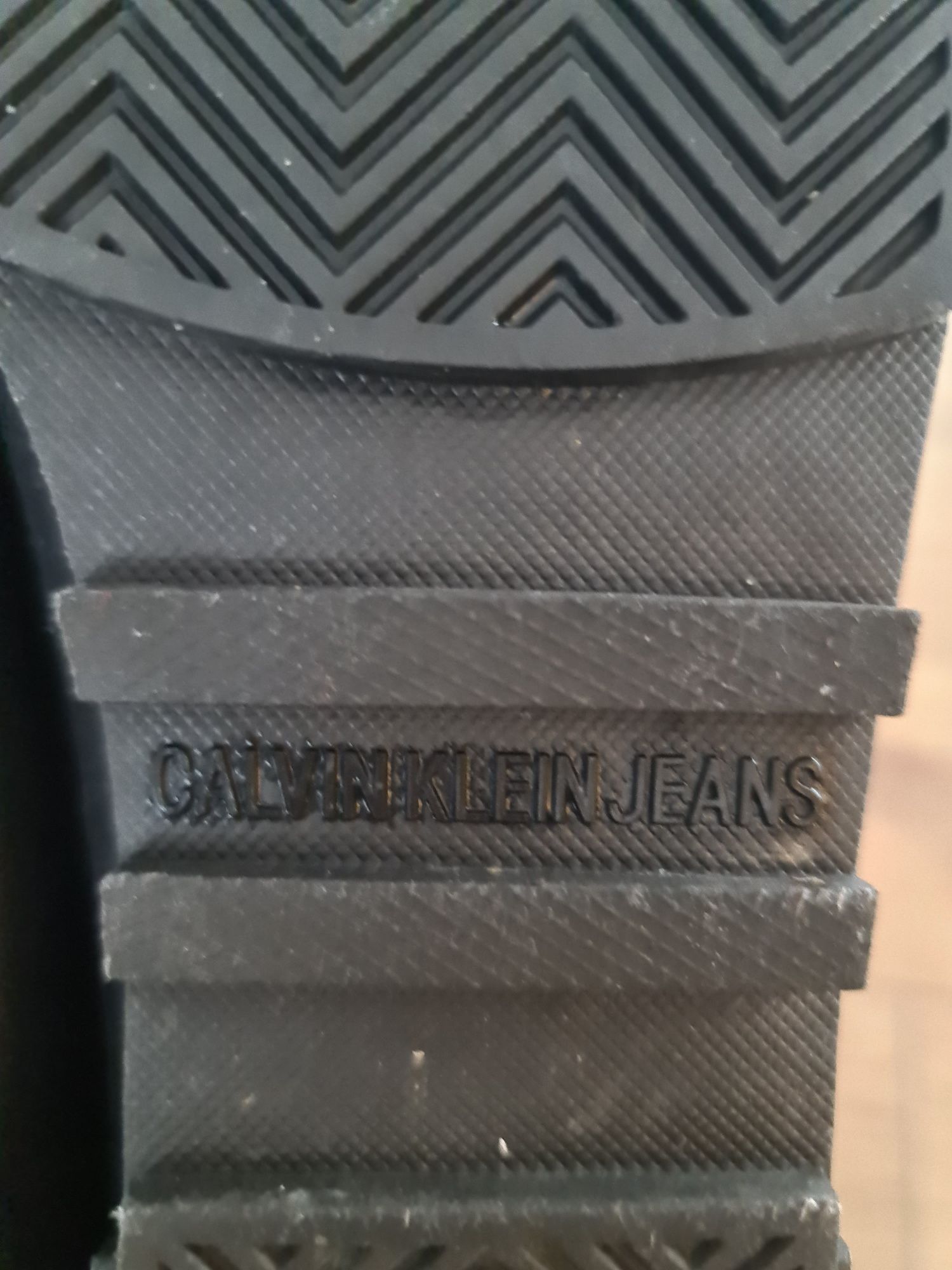 Trampki sneakersy tenisówki buty Calvin Klein skórzane skóra naturalna