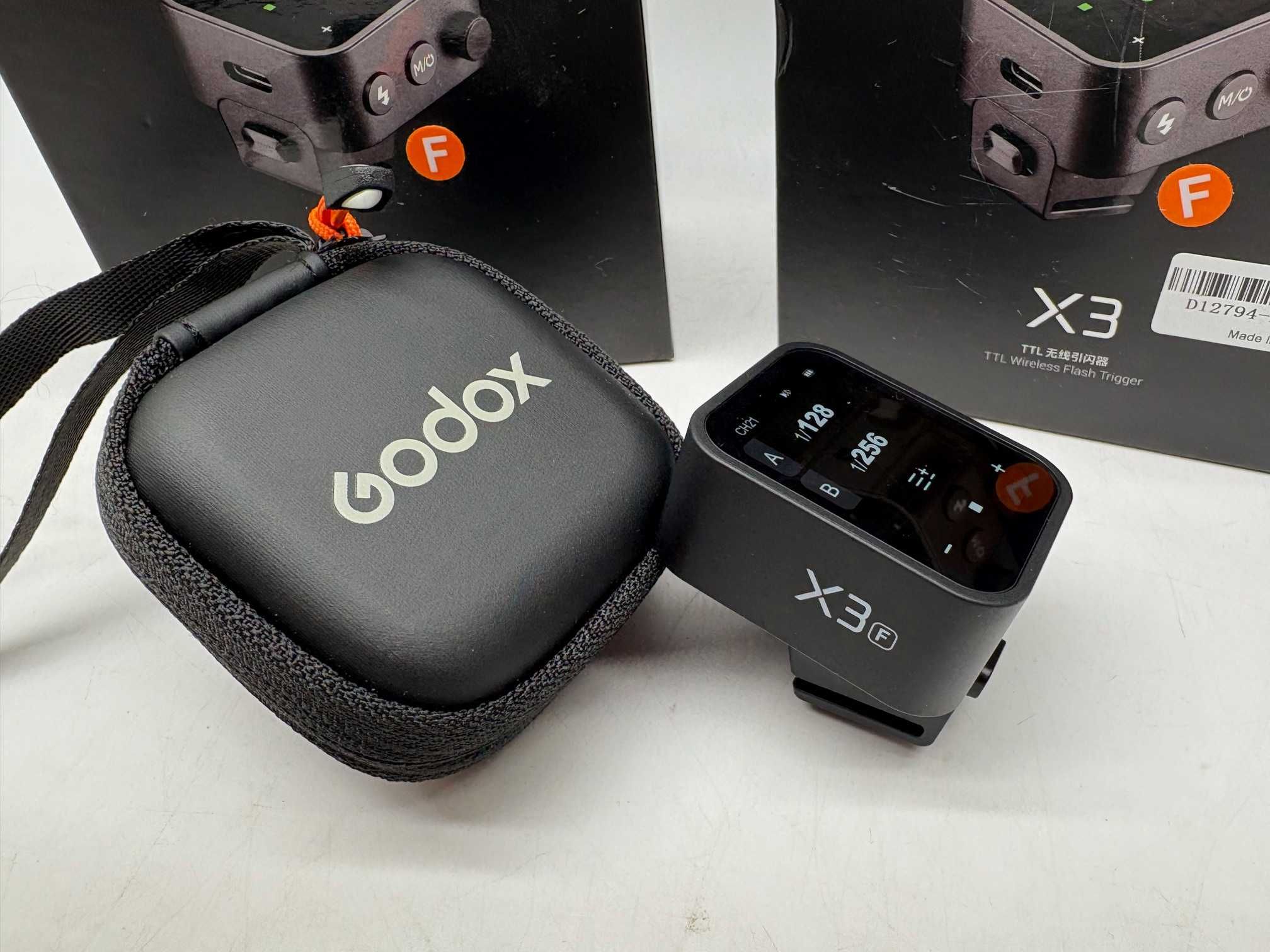 GODOX X3 N bezprzewodowy wyzwalacz lampy błyskowej E-TTLII 2,4GHZ OLED