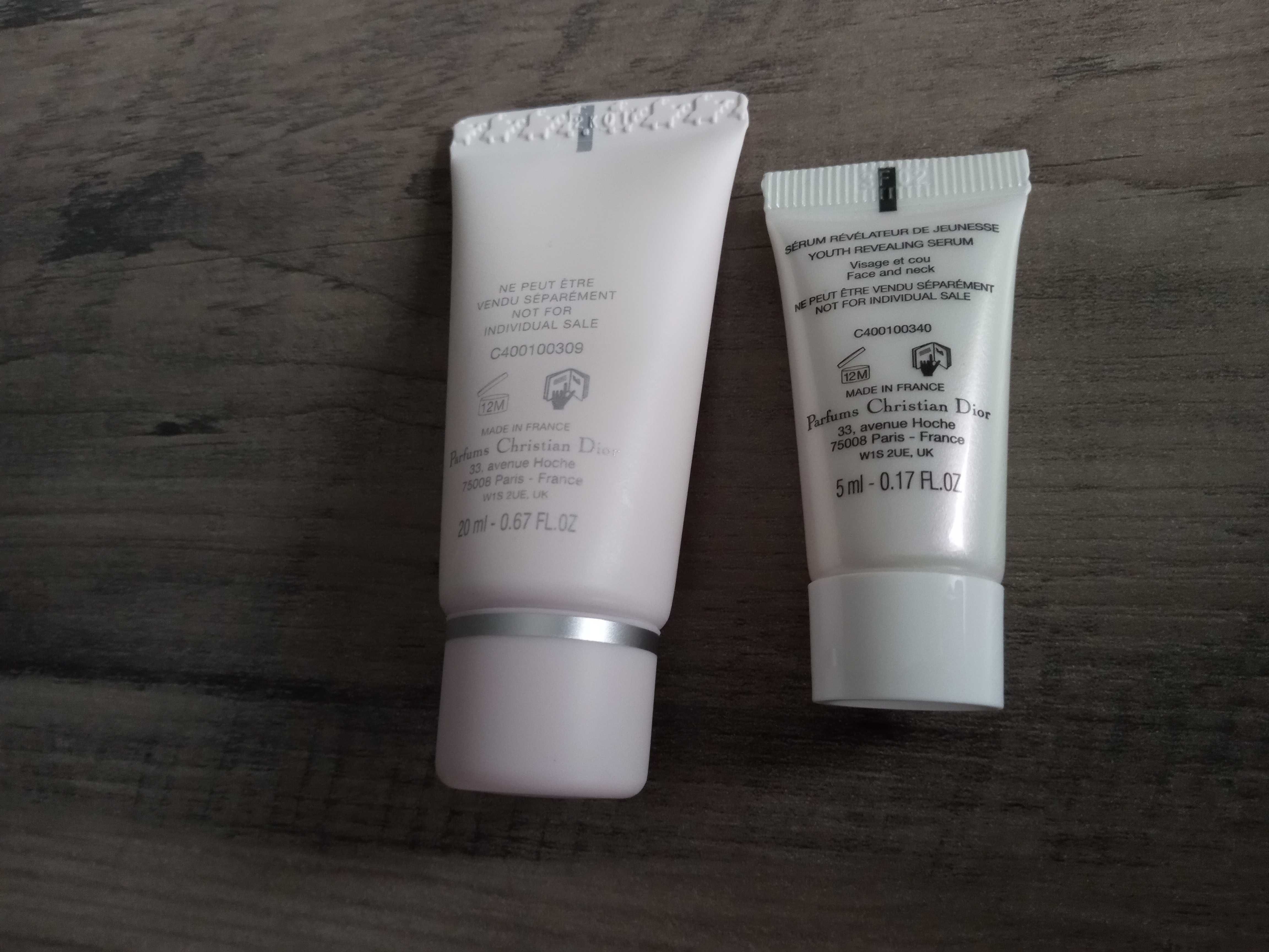 Dior Alfa Le Serum serum do twarzy 5ml Miss Dior krem do rąk Rose 20ml