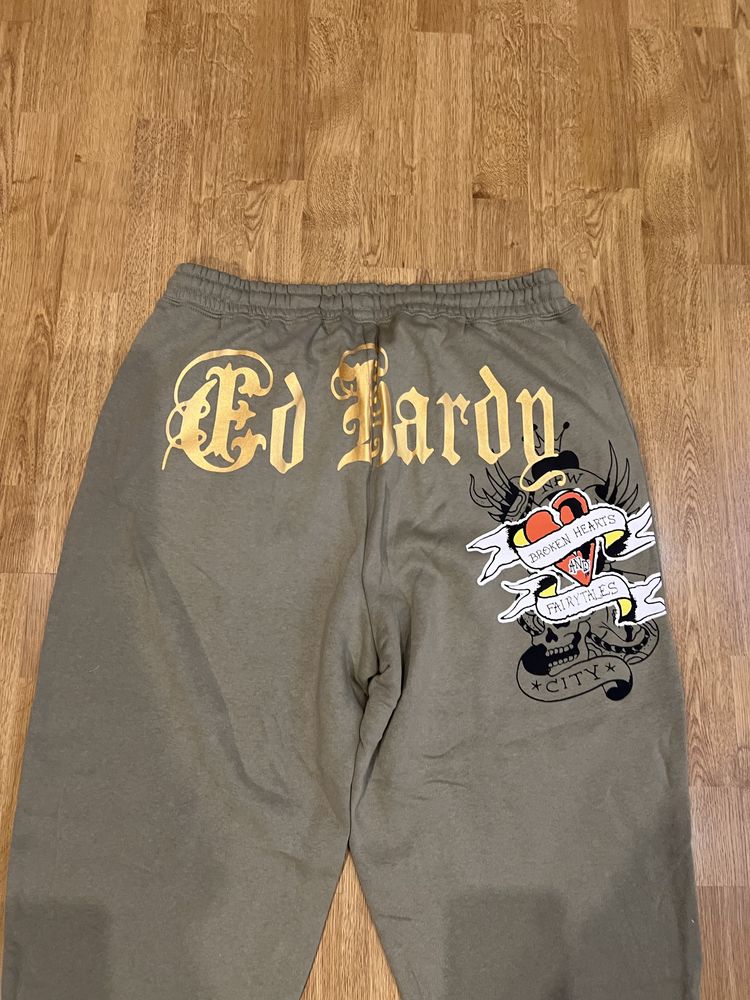 Spodnie dresowe ed hardy , rozmiar XL