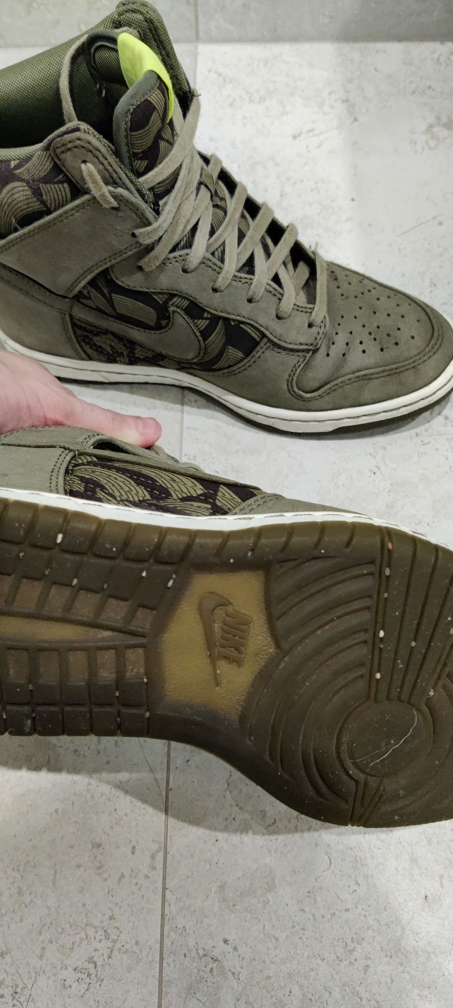 Nike sportowe damskie Dunk Sky High Liberty 38.5 khaki unikat rzadkie