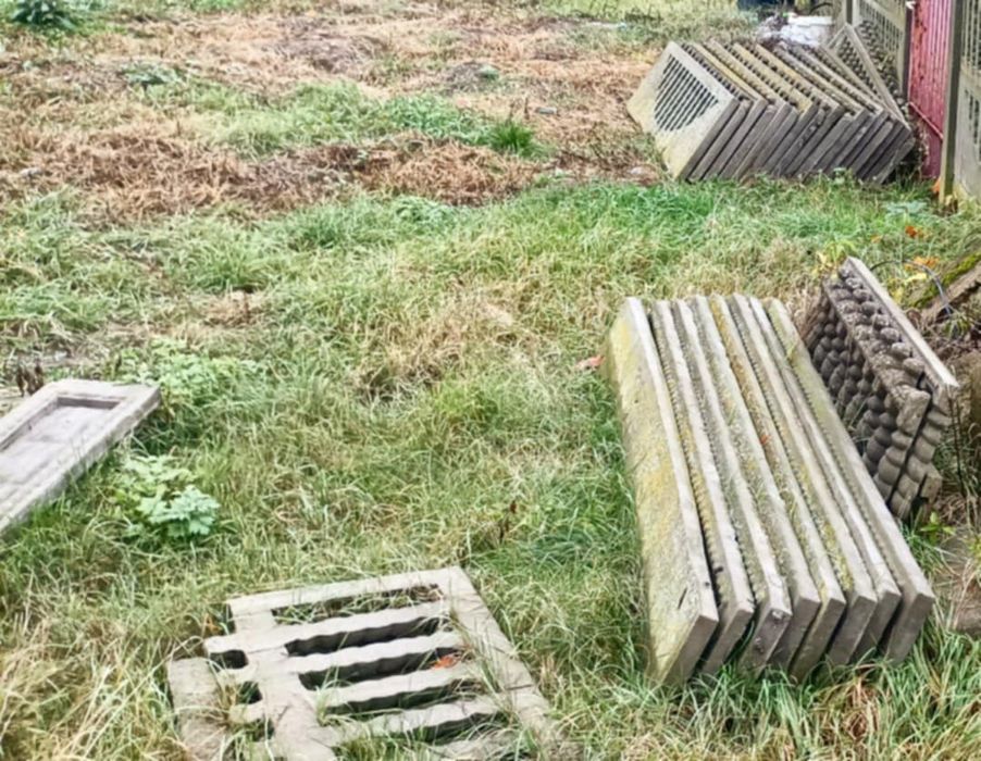 Płyty , słupki betonowe z demontażu