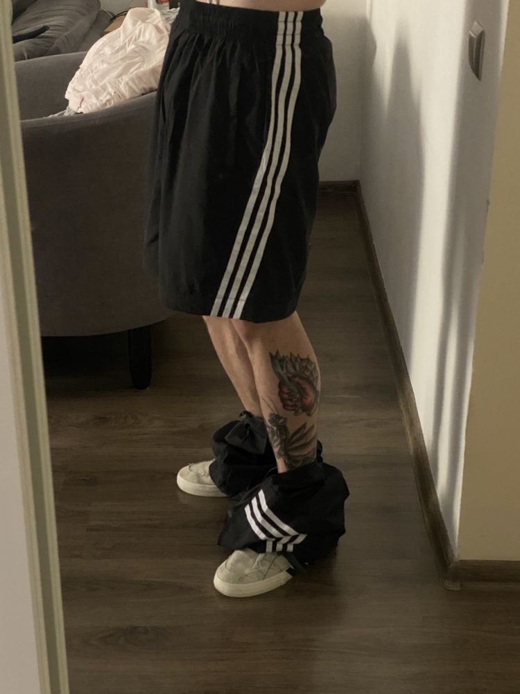 Adidas x Balenciaga opium baggy pants shorts трансформери