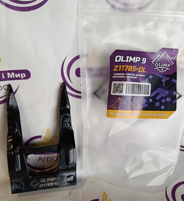 Палець жатки подвійний, та протиріжучий Olimp9 Z11785 H213507 H213398