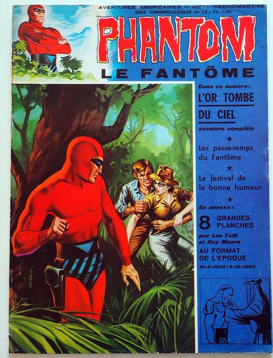 Banda Desenhada "O Fantasma" - Versão Francesa Antiga - 1972