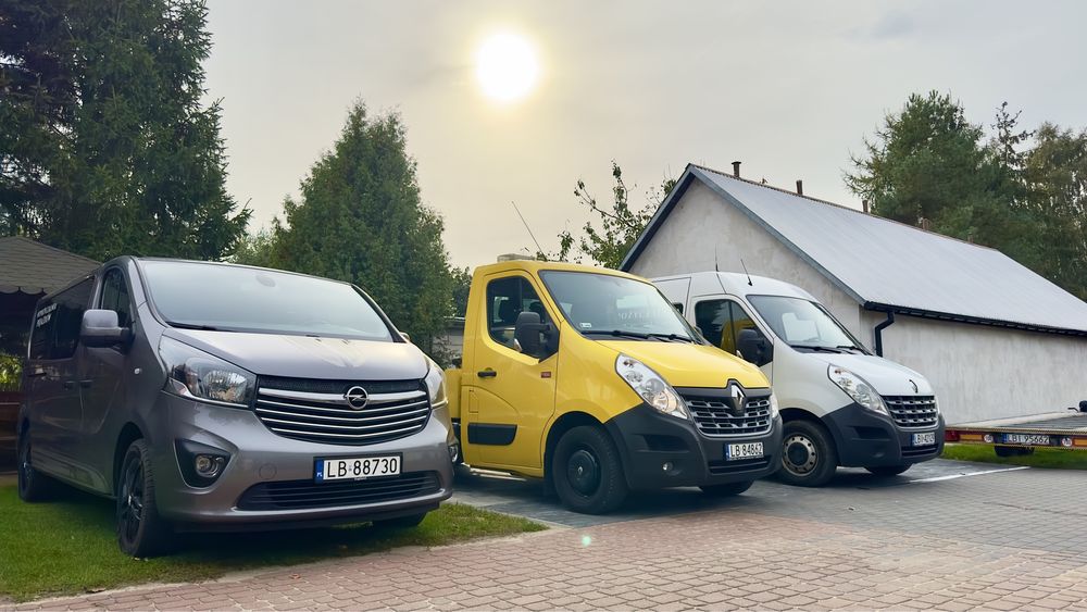 Wynajem AUTOLAWETA, Pomoc Drogowa, bus dostwaczy