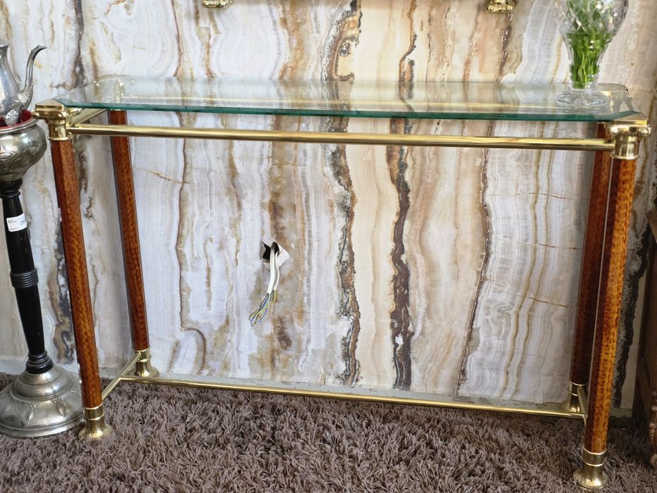 Toaletka konsola  pólka glamour '60 art deco #1750 Stylowy Węgrów