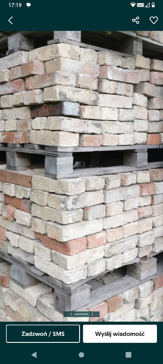 Cegła z rozbiórki