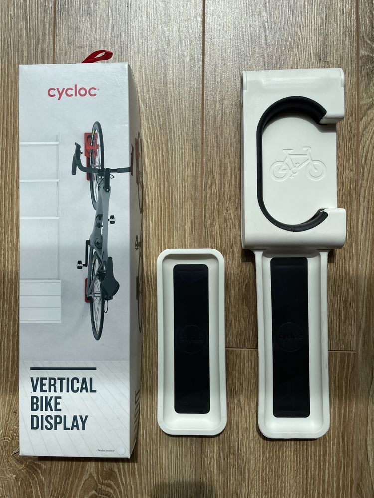 Wieszak na rower Cycloc Endo biały