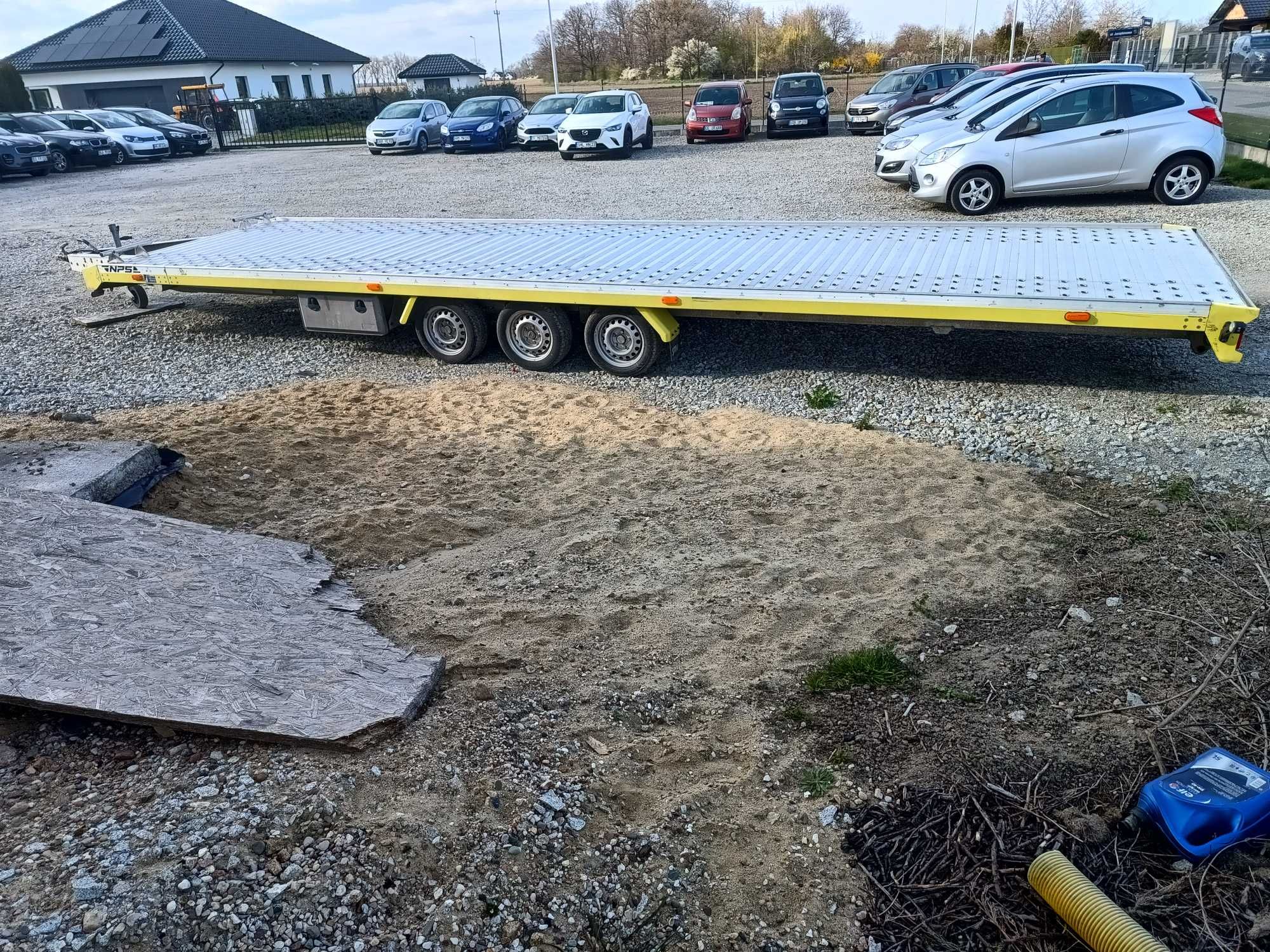 Przyczepa laweta na 2 auta 8,5 m NPS aluminowa w super cenie !