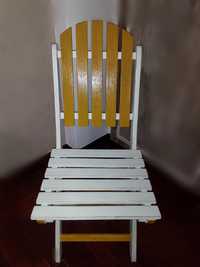 Cadeira interior ou exterior  de madeira