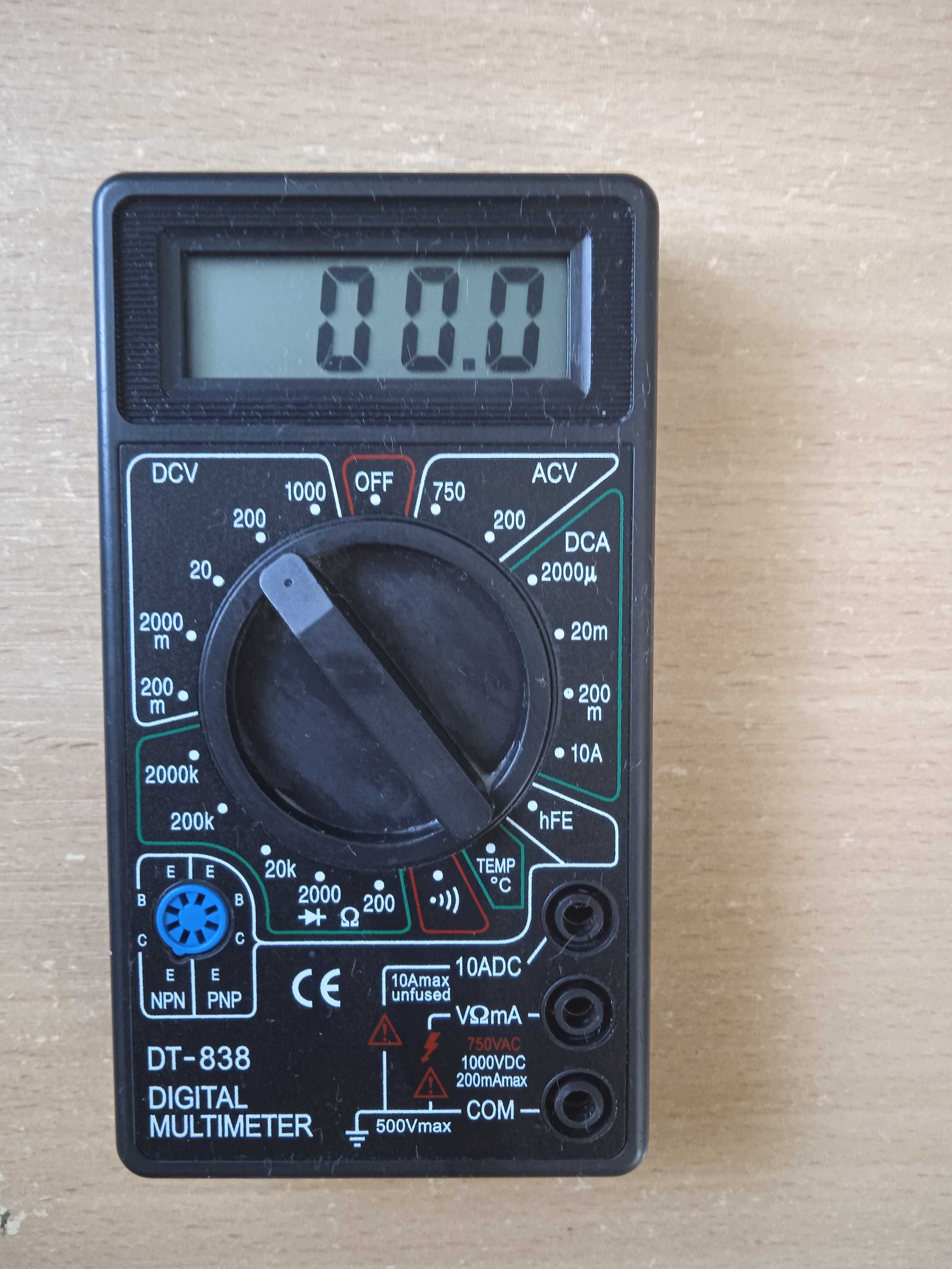 Мультиметр тестер DT-838, 2 шт