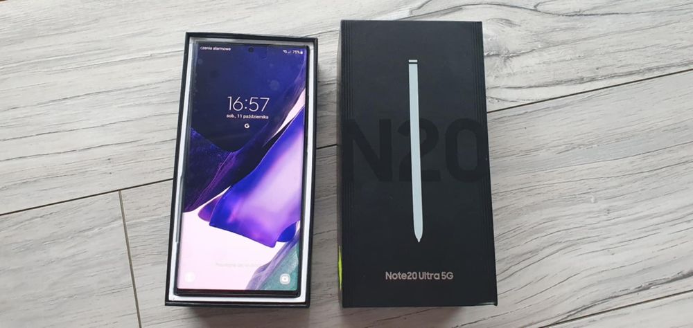 Samsung Note 20 ultra jak nowy.