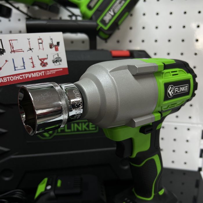 Акумуляторний безщітковий ударний гайковерт 1/2 850Nm 36В 6АFLINKE
