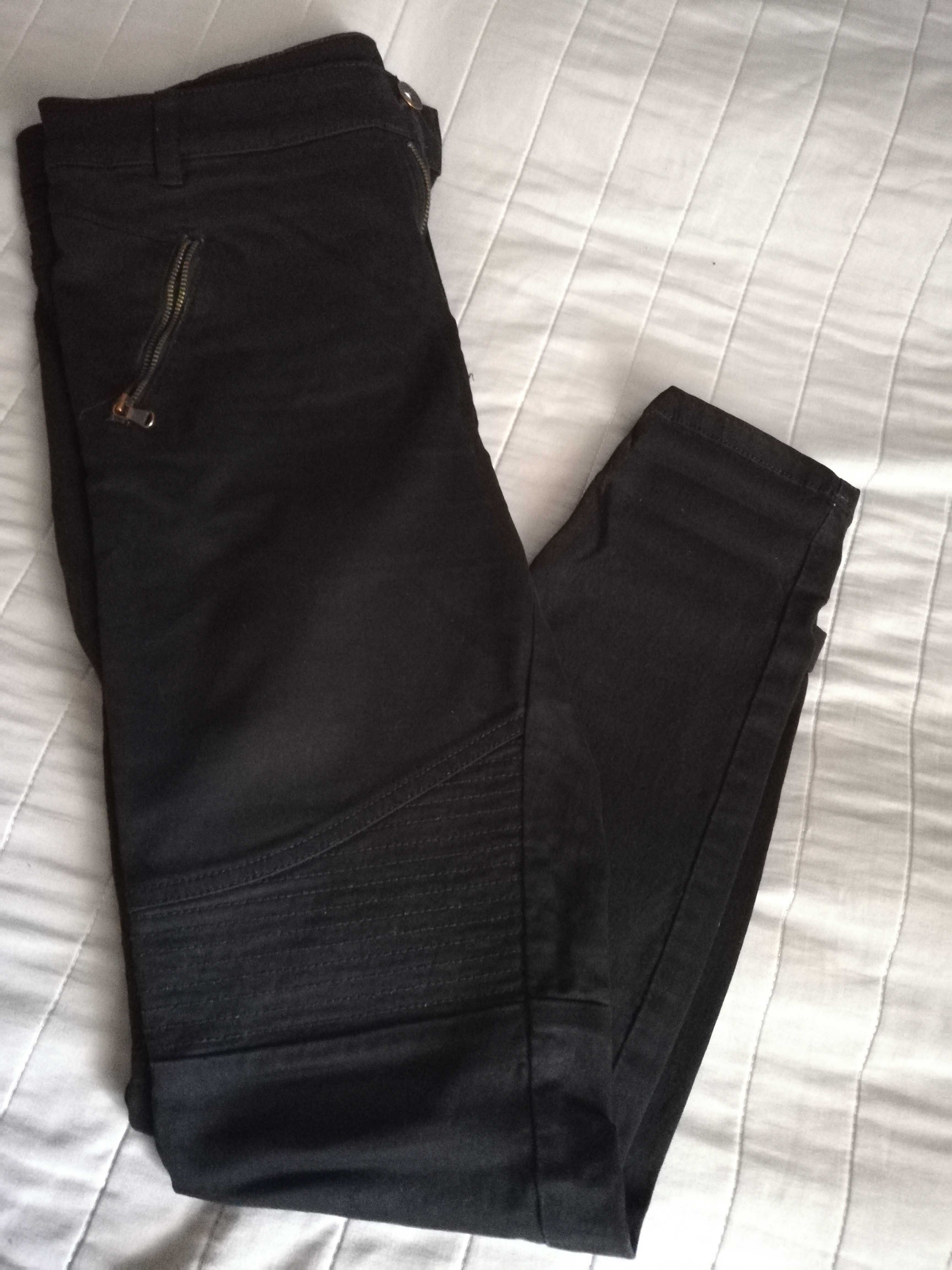 Czarne spodnie damskie