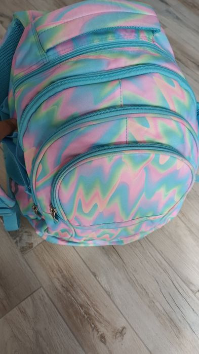 Plecak szkolny niebieski pojemny