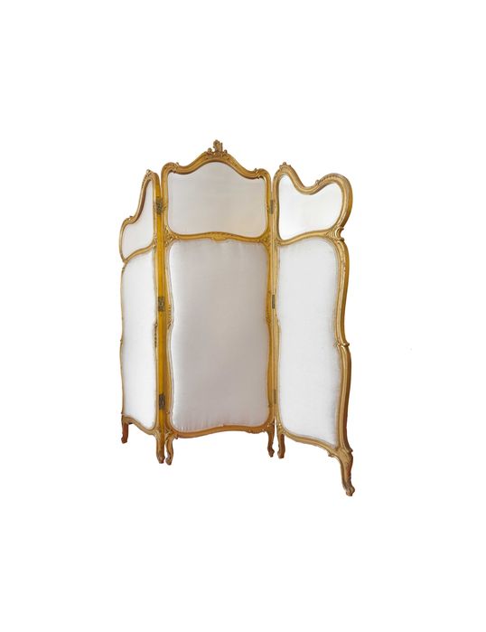 Biombo folha dourada Luís XV | século XIX