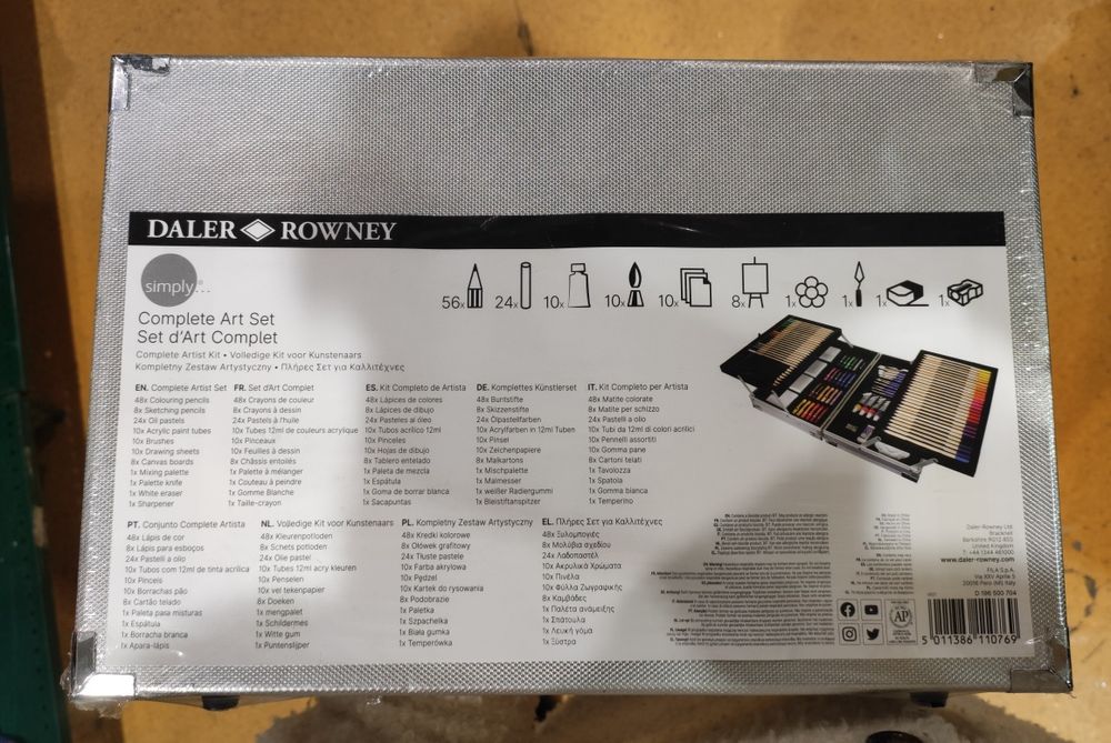 Kit de arte multi técnicas simply complete (novo)