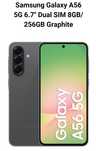 Samsung A56 256/8 Gb Graphite Selado e com fatura deste mês
