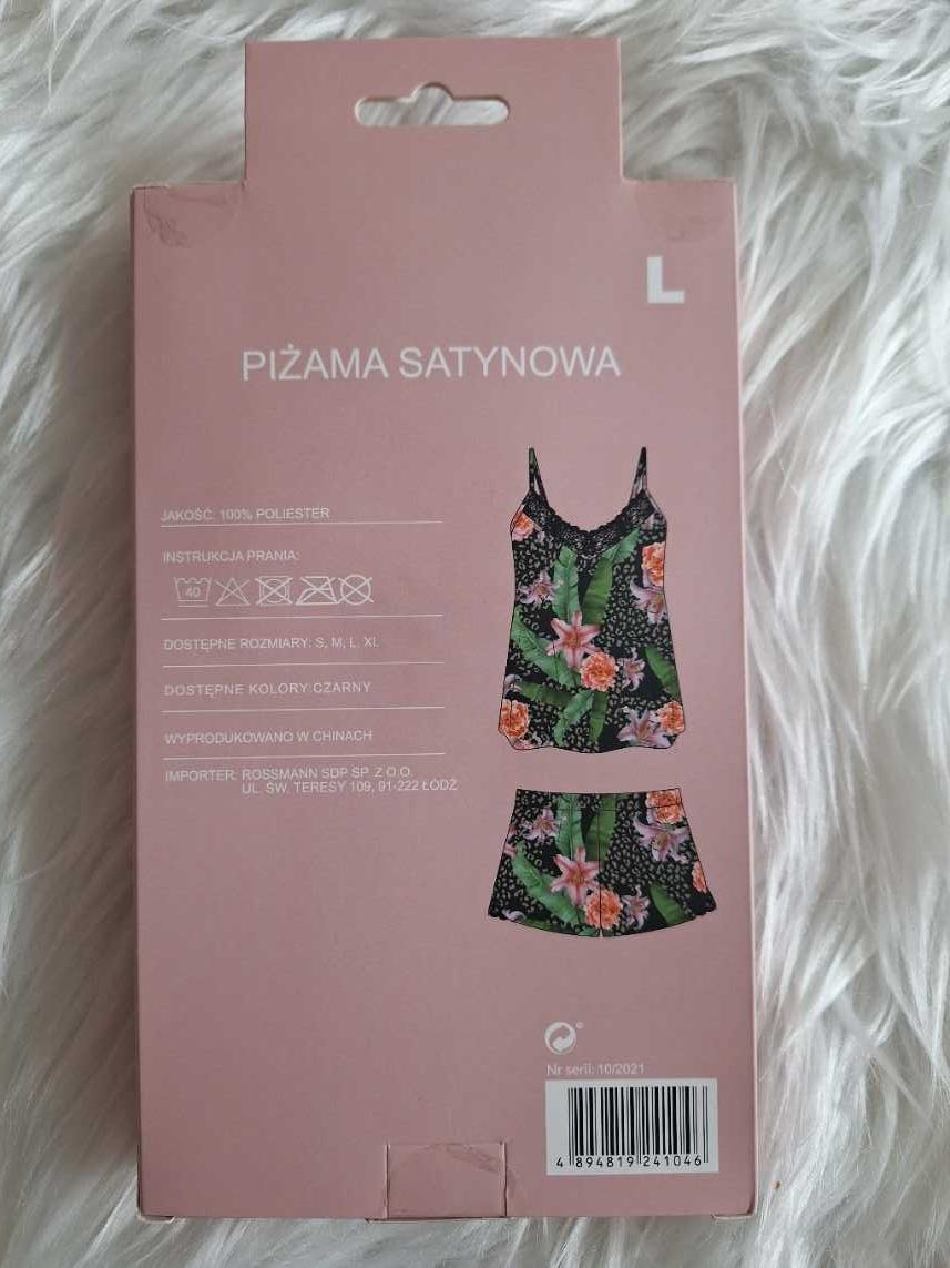 Nowa piżama Satynowa Rossmann rozmiar L