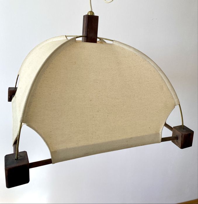 Unikat! Piekny designerski abażur- drewniany