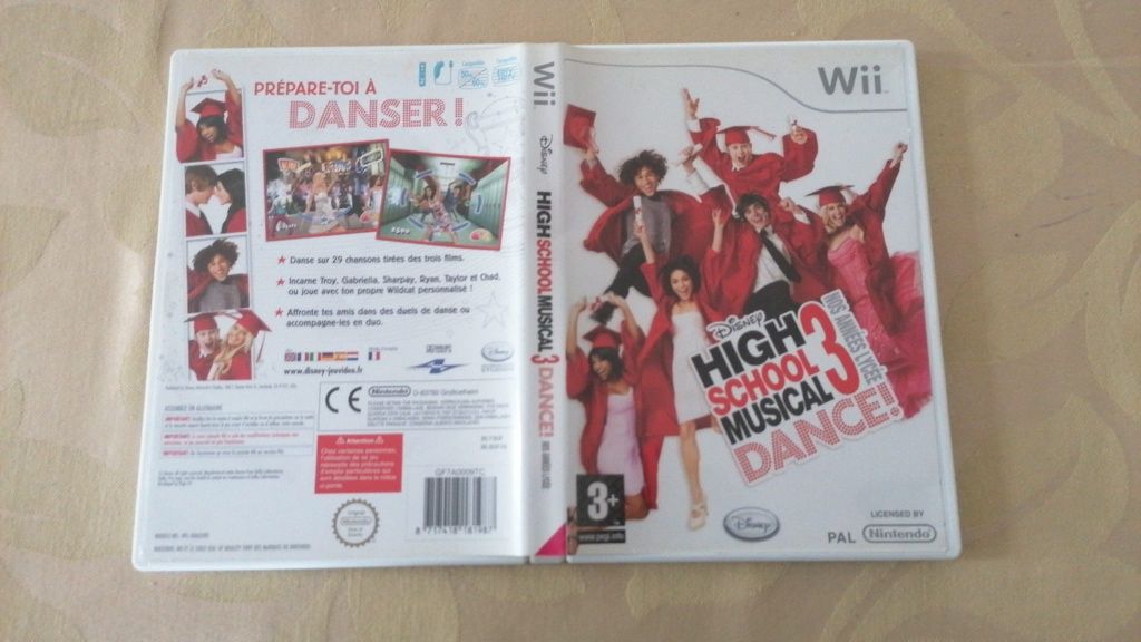 Dvd wii Hight School Musical Dance 3+