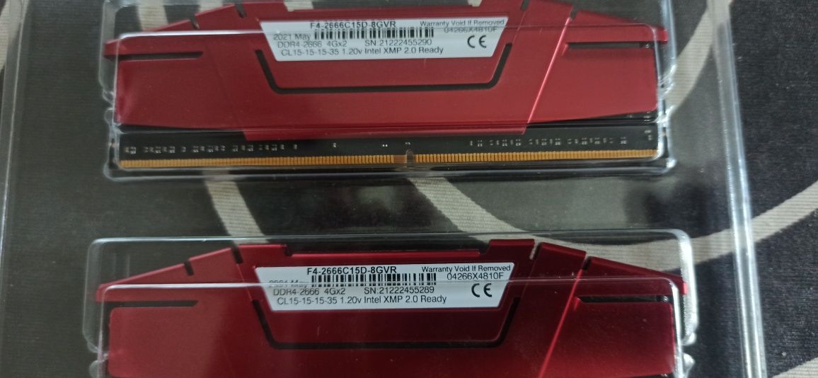 Memoria Ram Ripjaws Gskill 4GB x 2 2666 Mhz