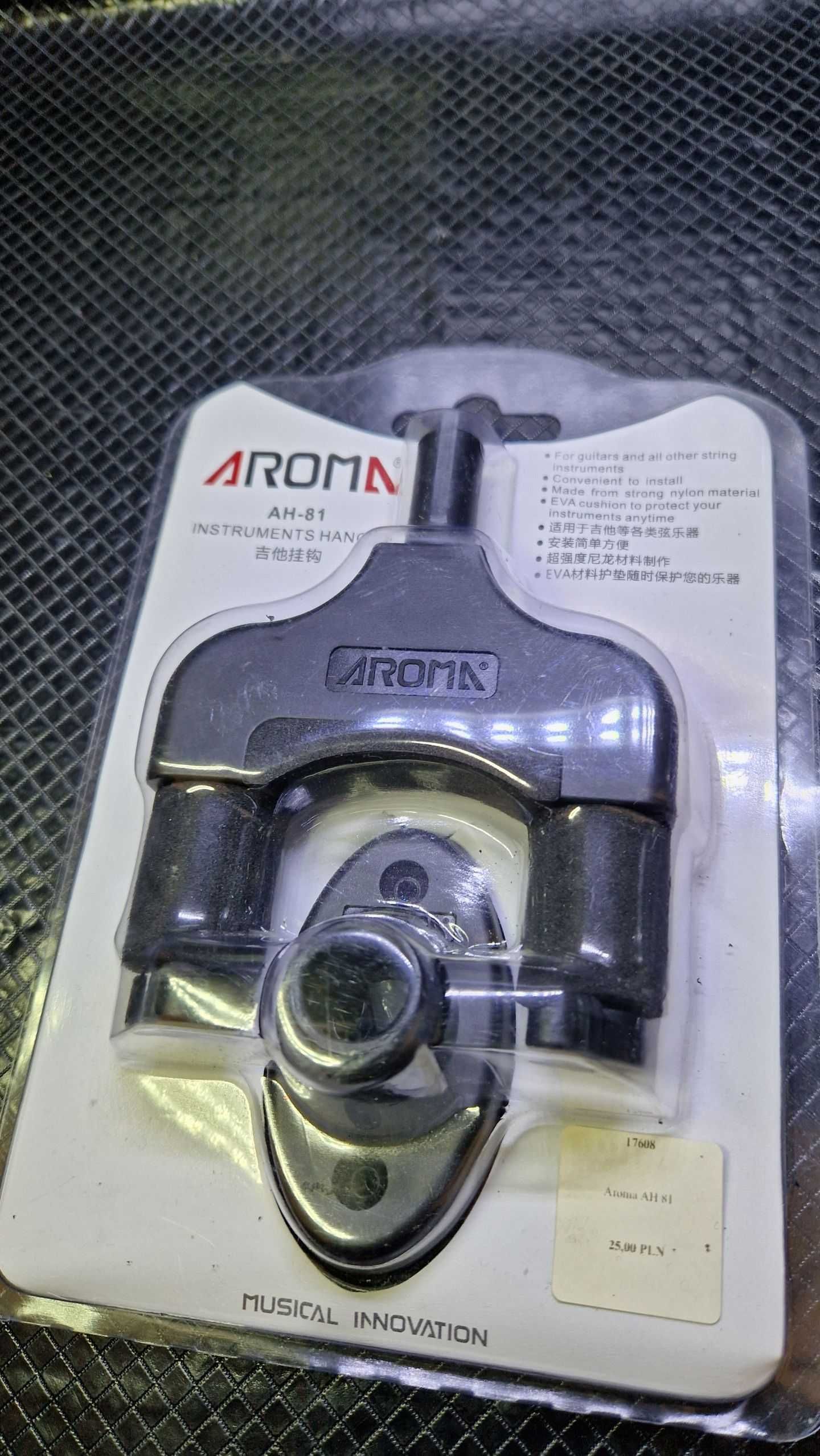 Aroma AH-81 Wieszak ścienny na gitarę