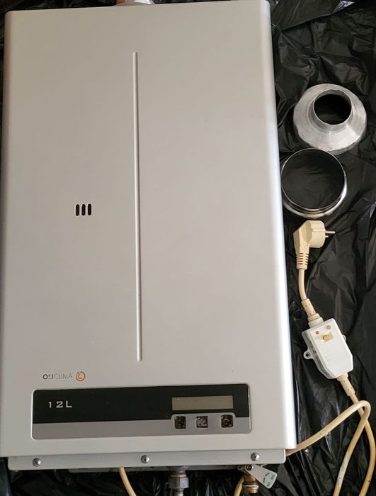 Esquentador oliclima ventilado 12L. Esquentador inteligente.