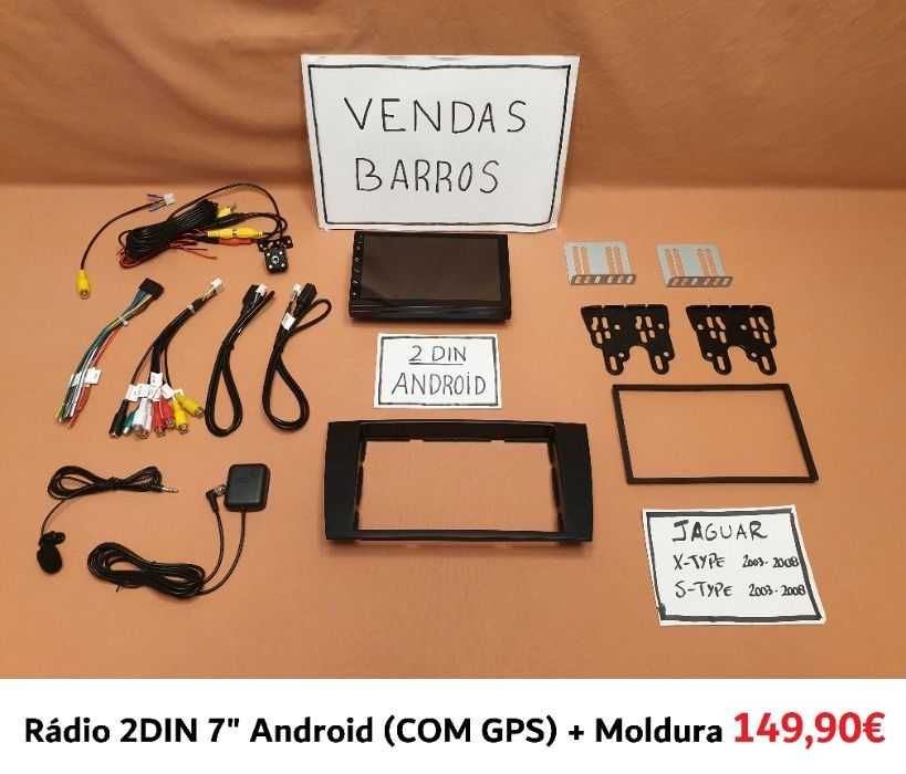 Rádio 2DIN JAGUAR • X-Type • S-Type • Android GPS SType XType [4+32GB]