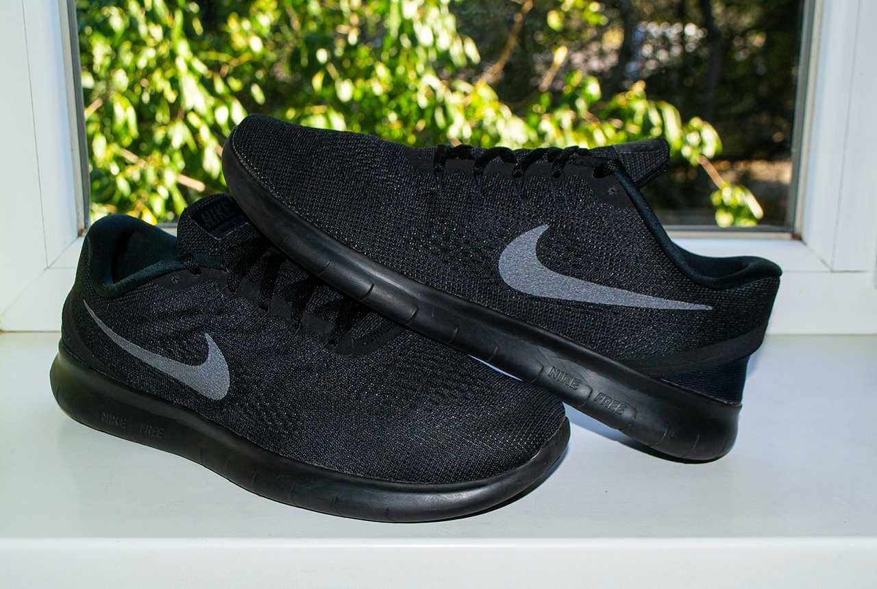 ‼️Кросівки бігові Nike Free Run 831508-002 Triple Black 44 р оригінал