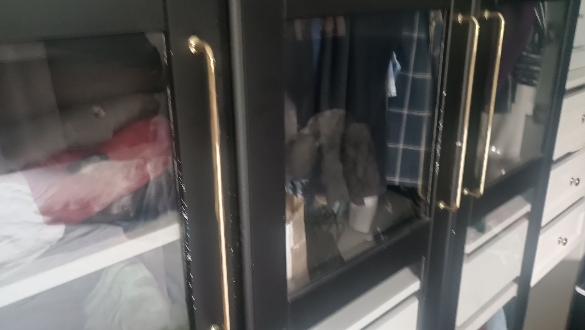 Drzwi szklane do szafy Ikea - bez zawiasów