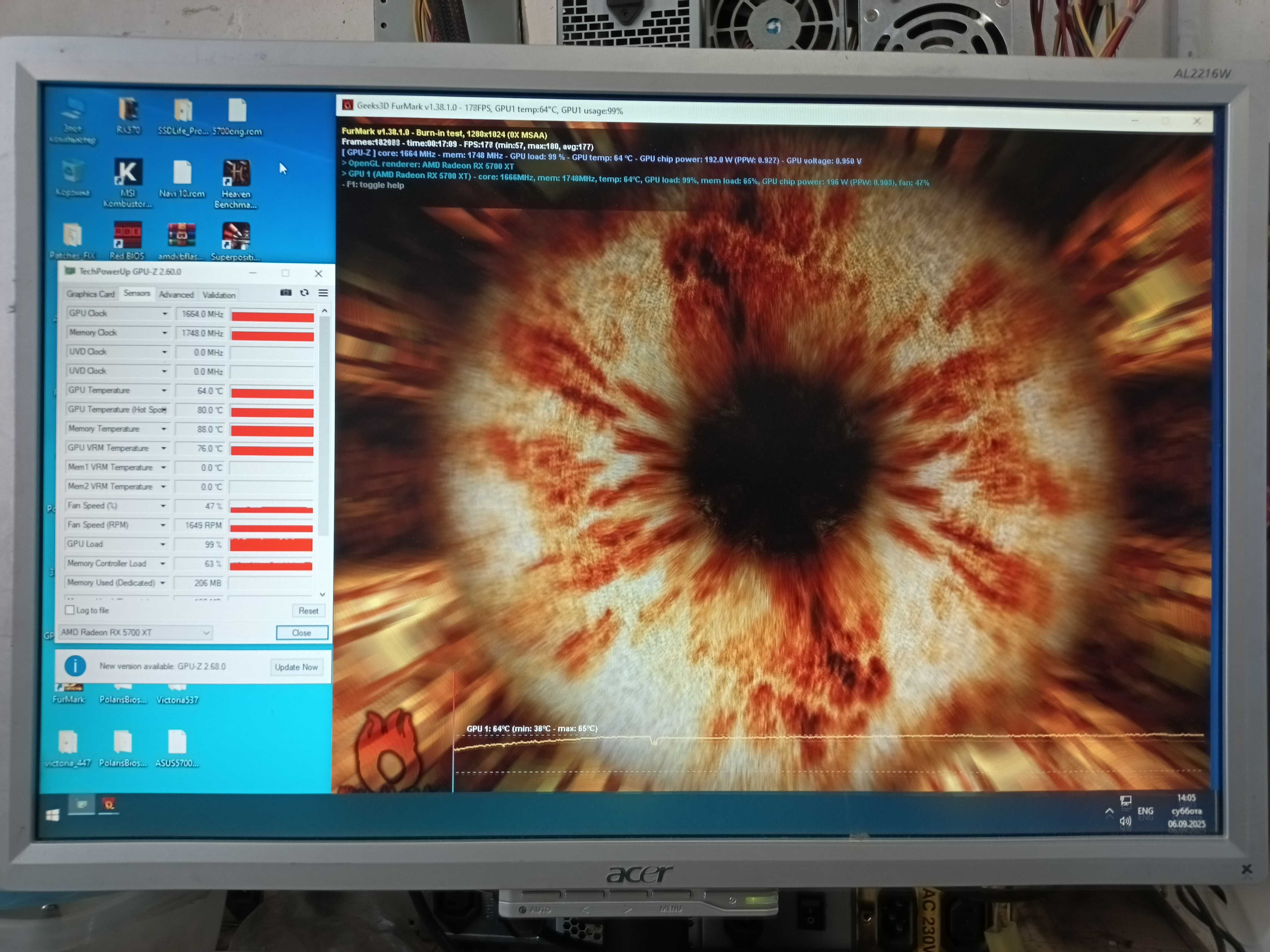 Відеокарта XFX RX5700XT Thicc II 8Gb