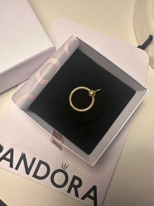 Złota zawieszka Pandora - nowa!