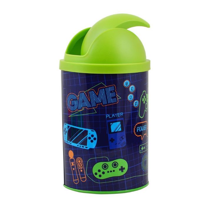 Настільний контейнер для сміття "Yes"  металевий “Game”