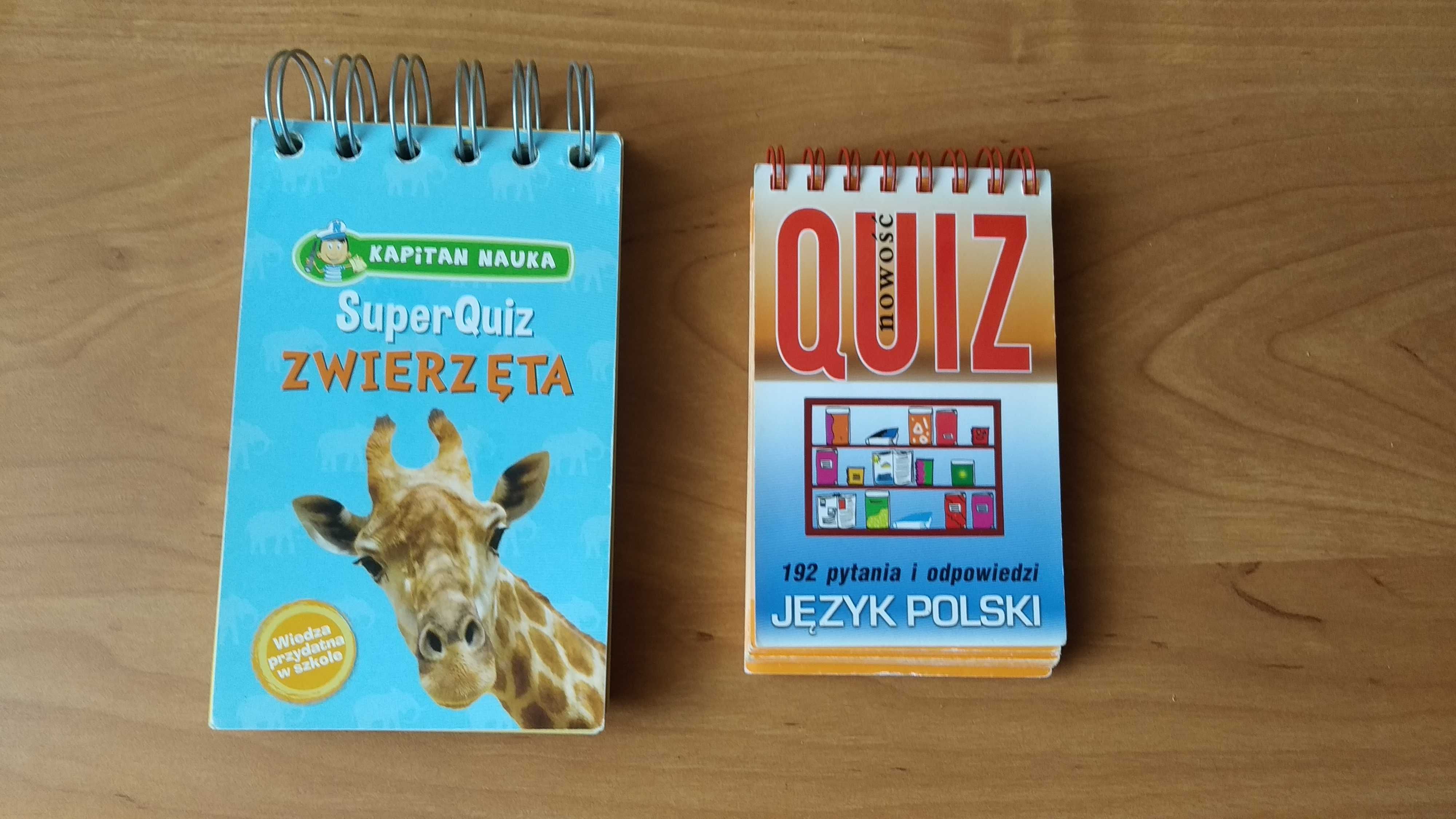 Quizy edukacyjne "Zwierzęta", "Język polski"