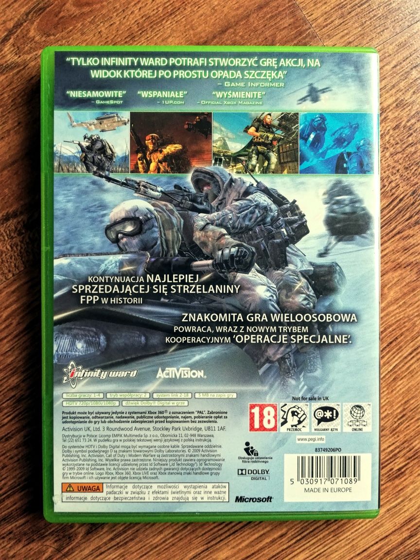 Gra Call of Duty Modern Warfare 2 [PL] XboX 360