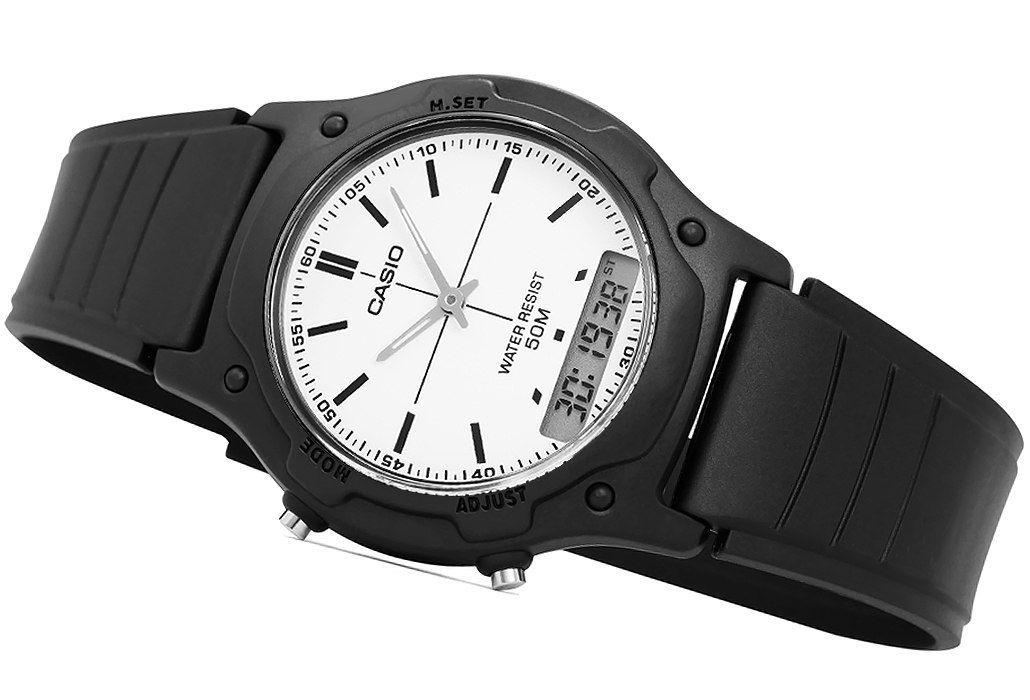 zegarek casio aw-49he-7evdf dual time