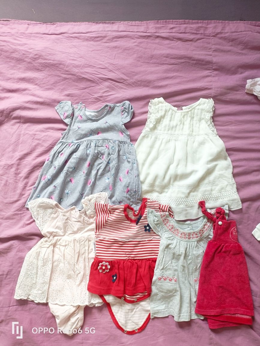 Sukienki dla niemowlaka dziewczynki na 6 miesięcy