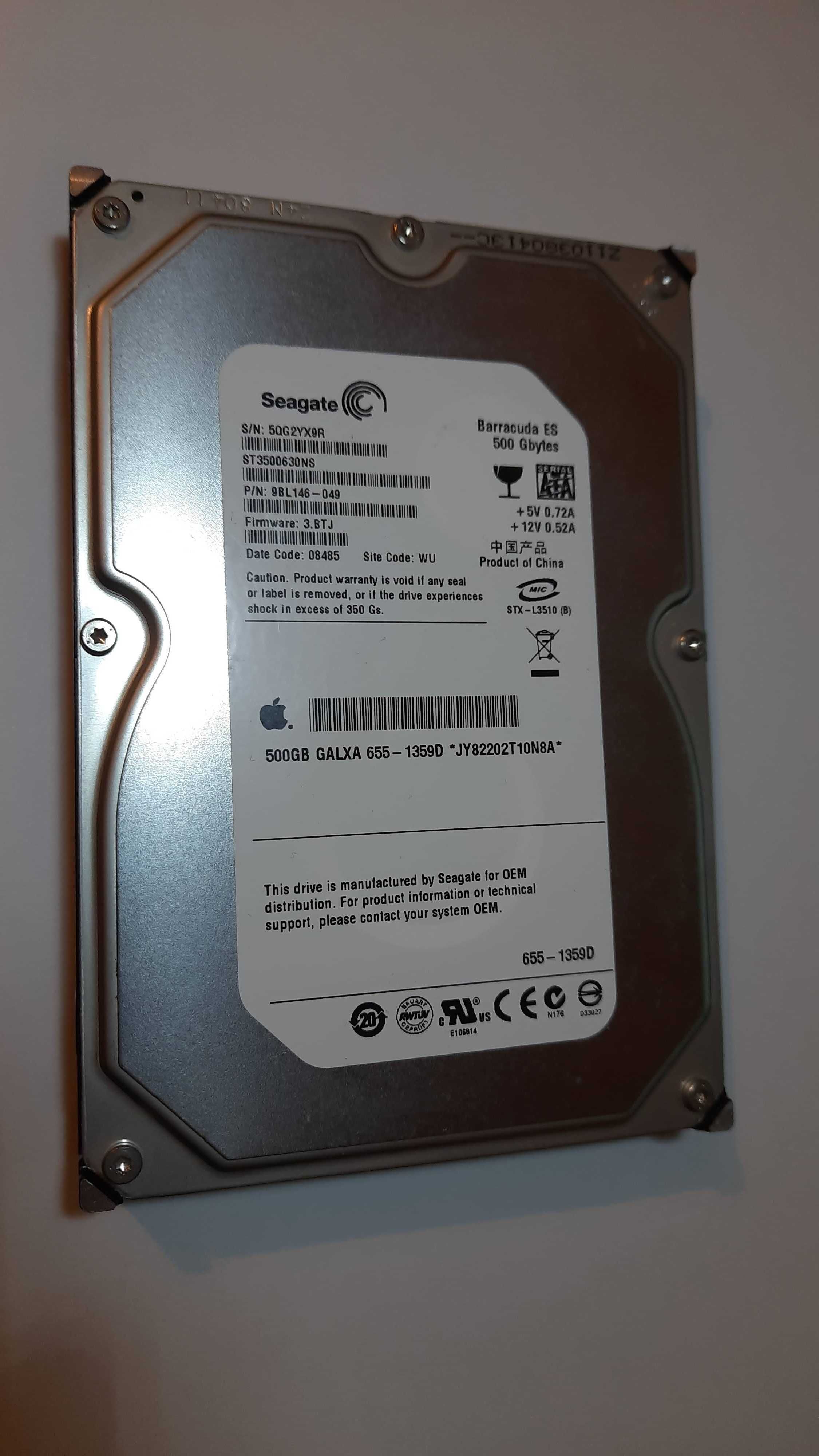 Seagate Barracuda SATA Hard Disk Drive 500Gb