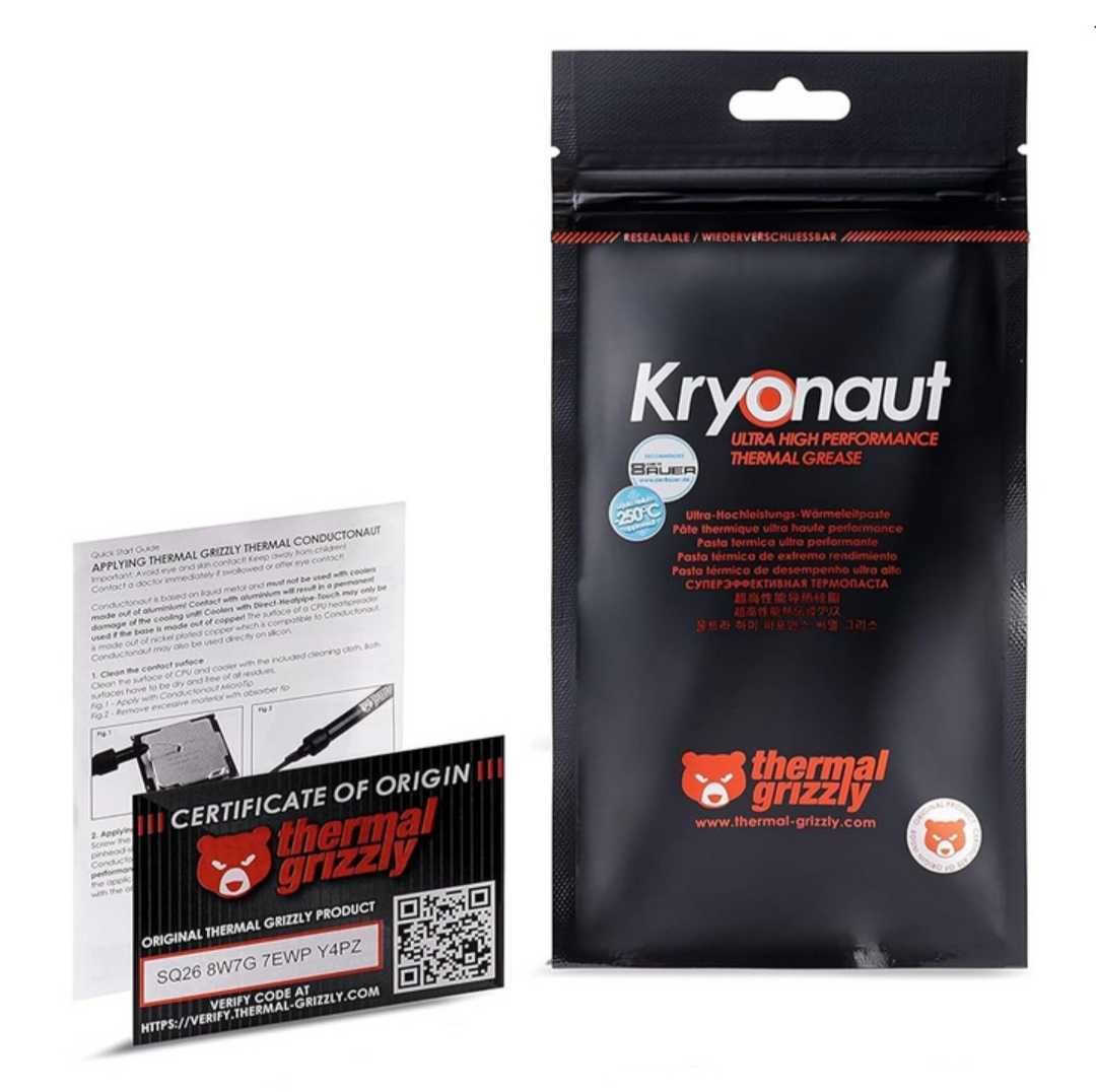 Pasta termoprzewodząca Thermal Grizzly Kryonaut 37g (TG-K-100-R)