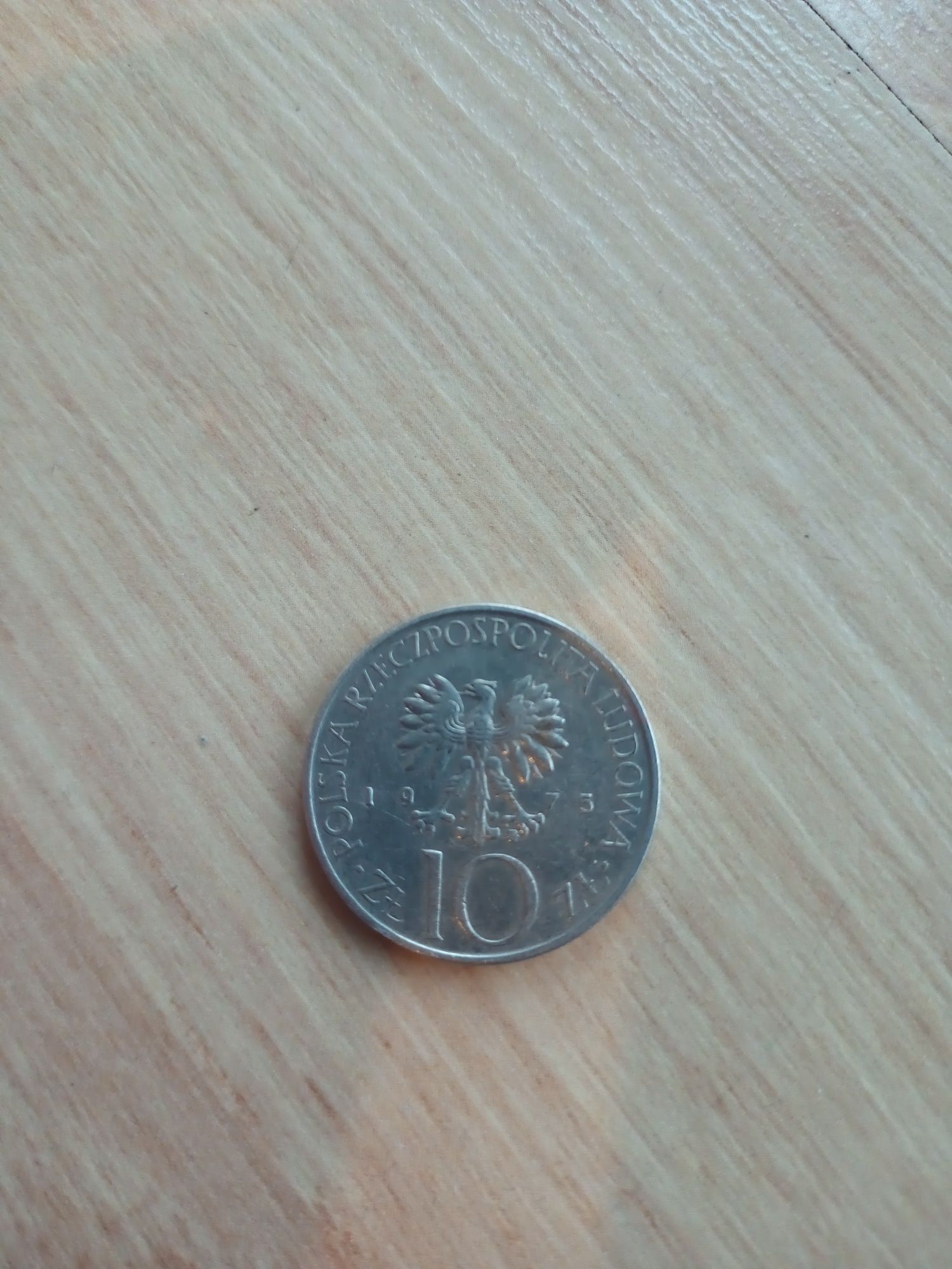 Moneta 10 zł z 1975 Adam Mickiewicz