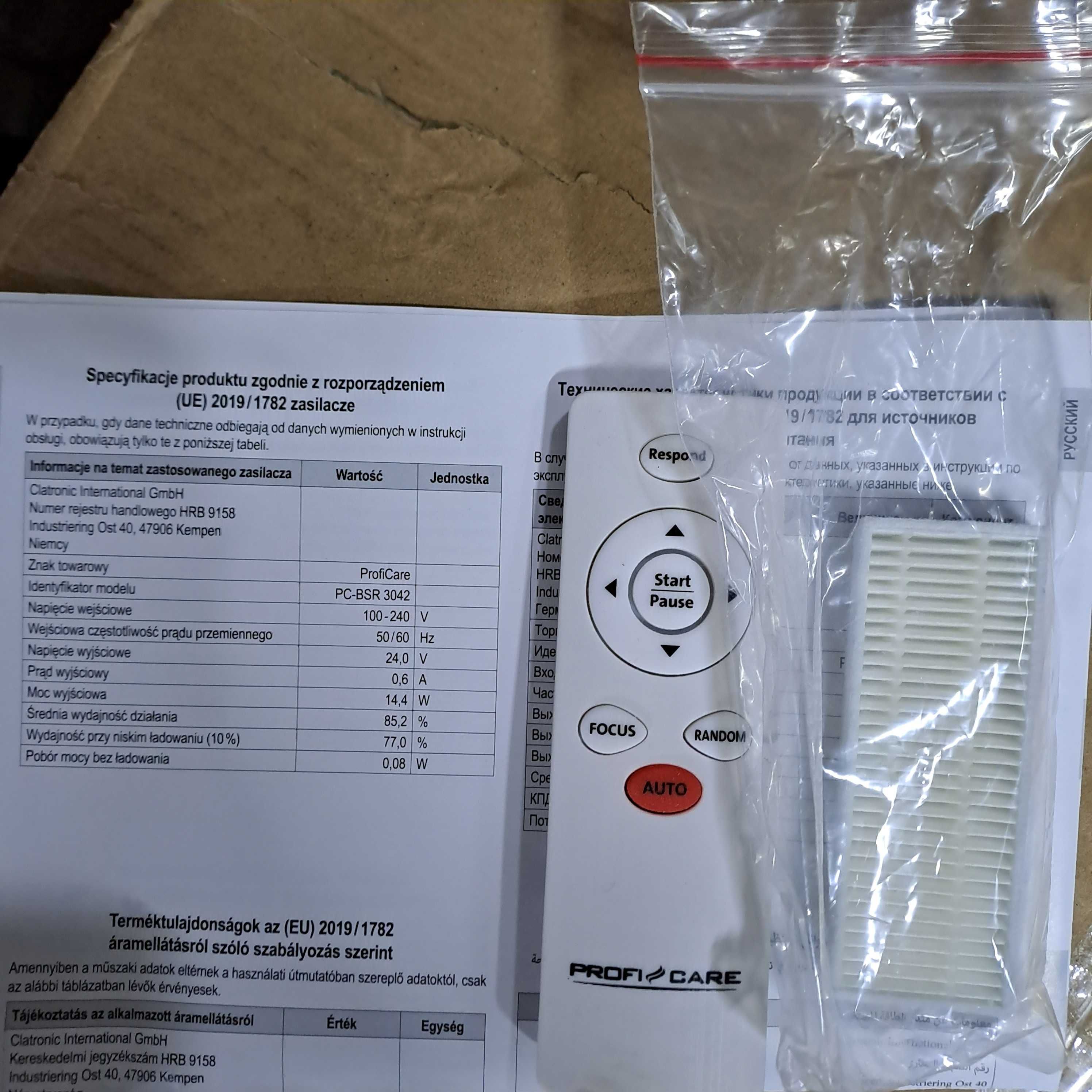 Robot sprzątający Profi-Care PC-BSR 3042 biały