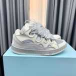 (БЕЗ ПЕРЕДОПЛАТИ) Lanvin Curb Sneakers ланвін карб снікерс сірі опіум