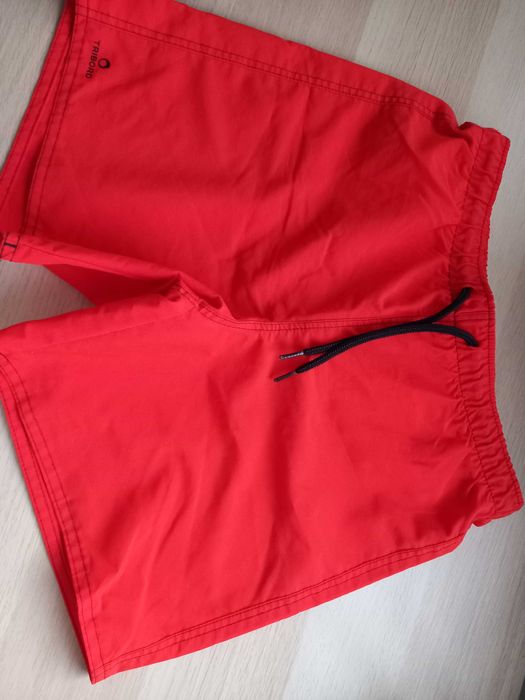 Calções de praia vermelho 14 anos