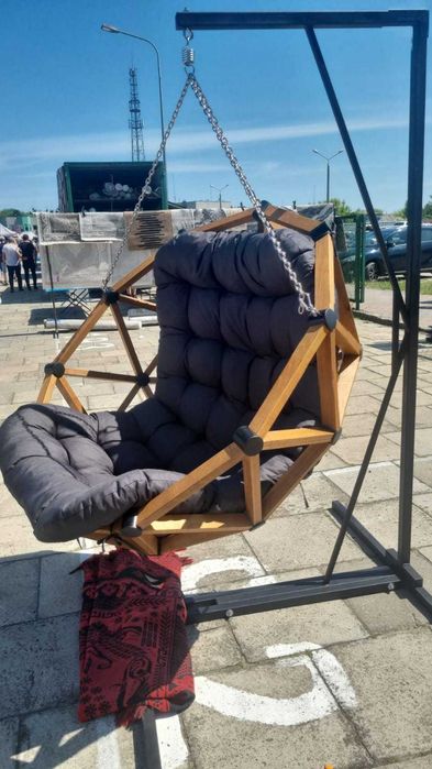 Fotel ogrodowy z drewna bukowego